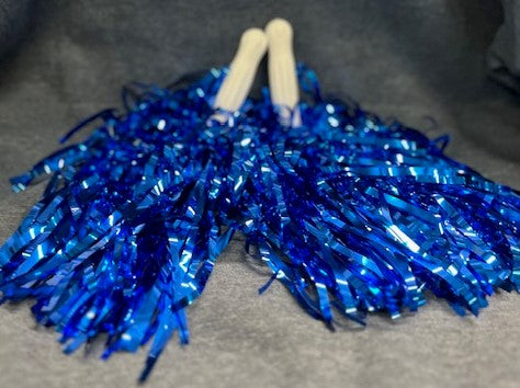 Pom-Poms - Blue/Gold Mix